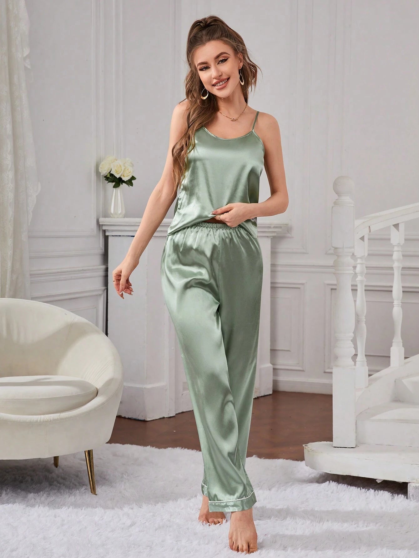 Solid Color Homewear Set