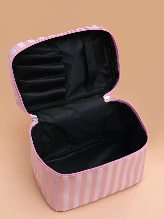 SHEIN حقيبة مكياج وتخزين وردية متعددة الاستخدامات