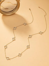 1Pc Fashion Iron Alloy Geometric Decor Long Necklace for Women for Daily Life