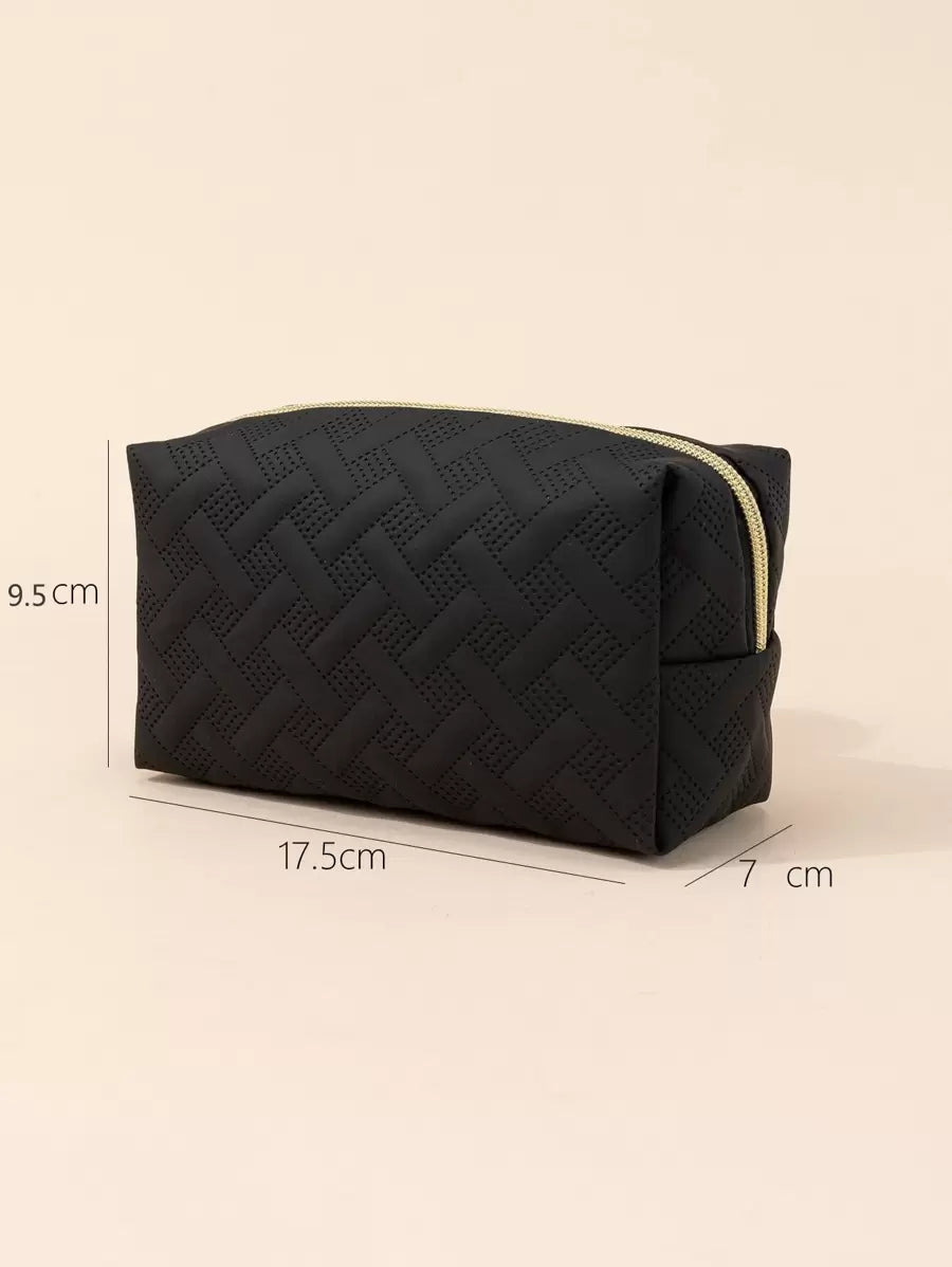 SHEIN حقيبة مكياج صلبة منظم للسفر والتخزين والعناية بالبشرة