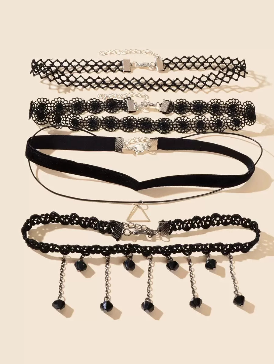 SHEIN قلادة خرز 4 قطع