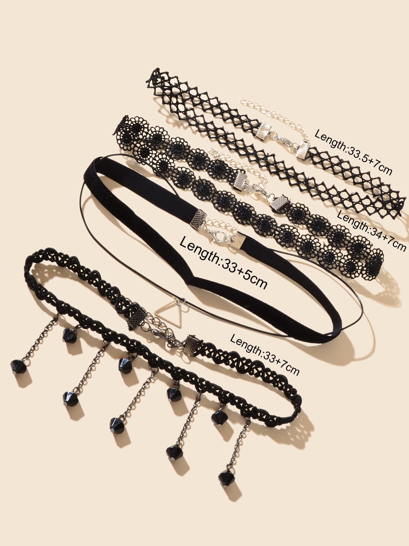 SHEIN قلادة خرز 4 قطع