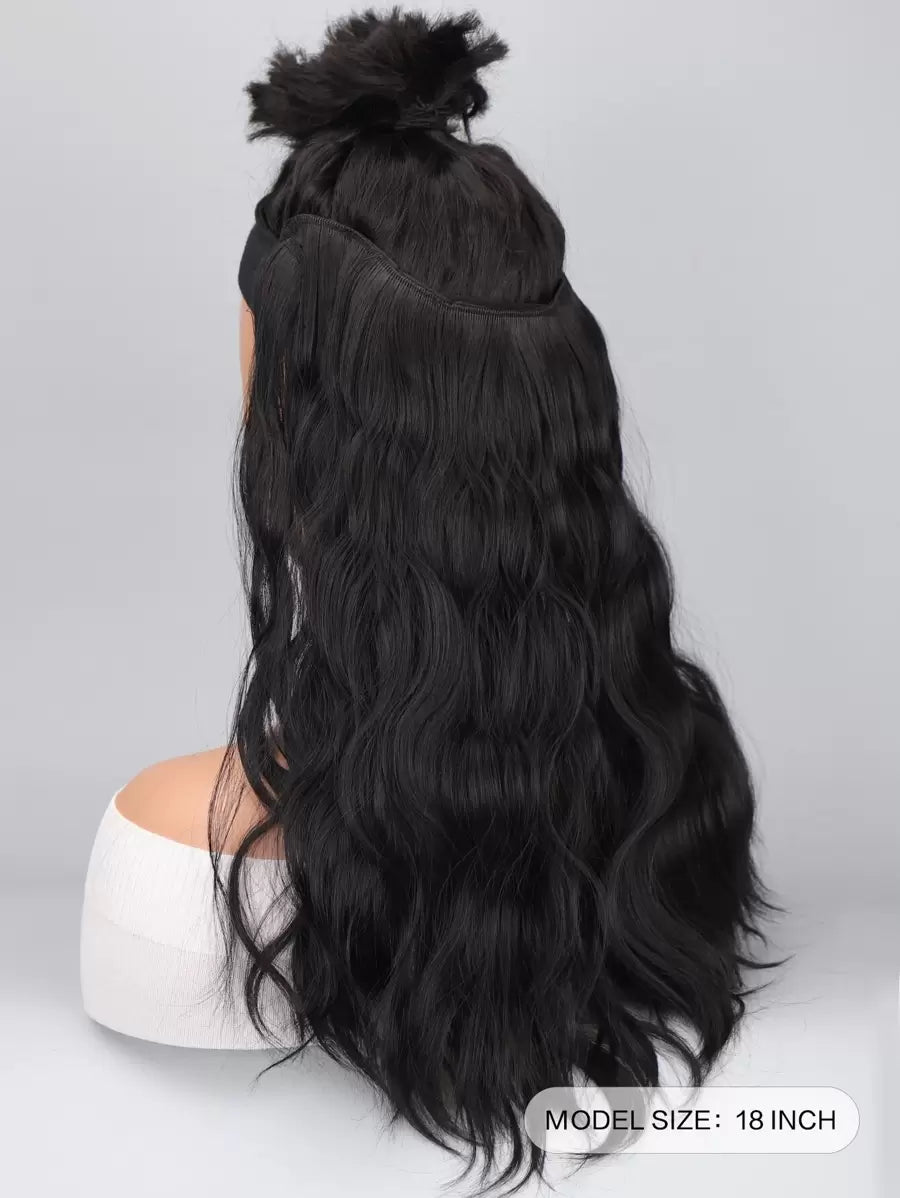 SHEIN وصلة شعر دبابيس 18 بوصة متوسط مجعد اصطناعية