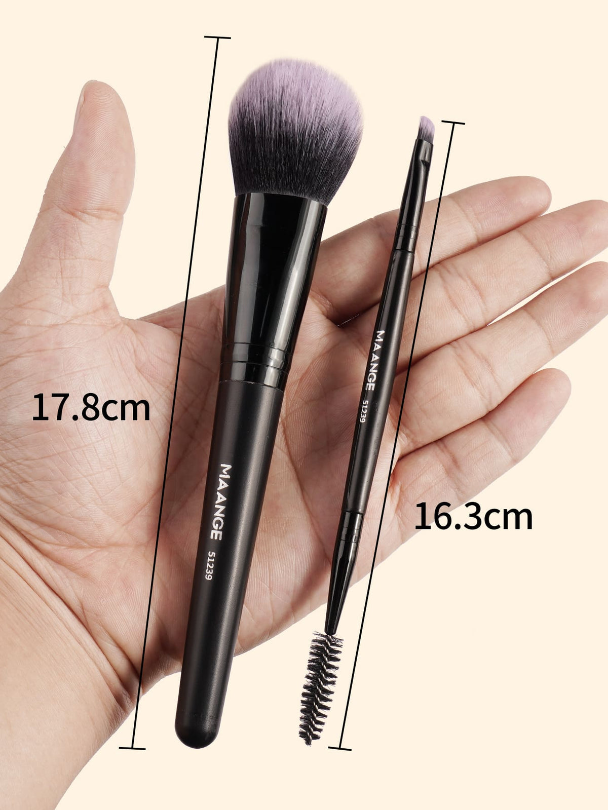 SHEIN MAANGE مجموعة فرش مكياج احترافية 18قطعة