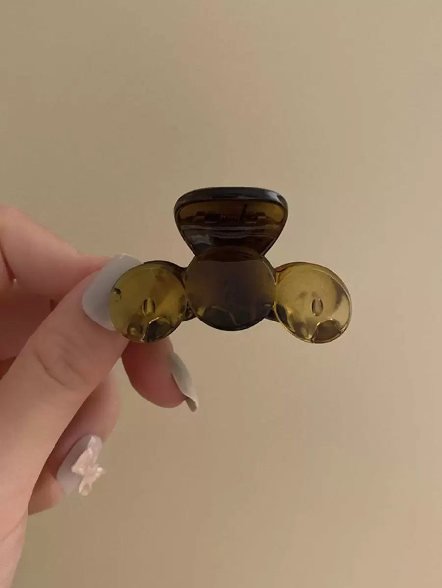 SHEIN طقم 3 قطع مشابك شعر صغيرة بسيطة كاجوال