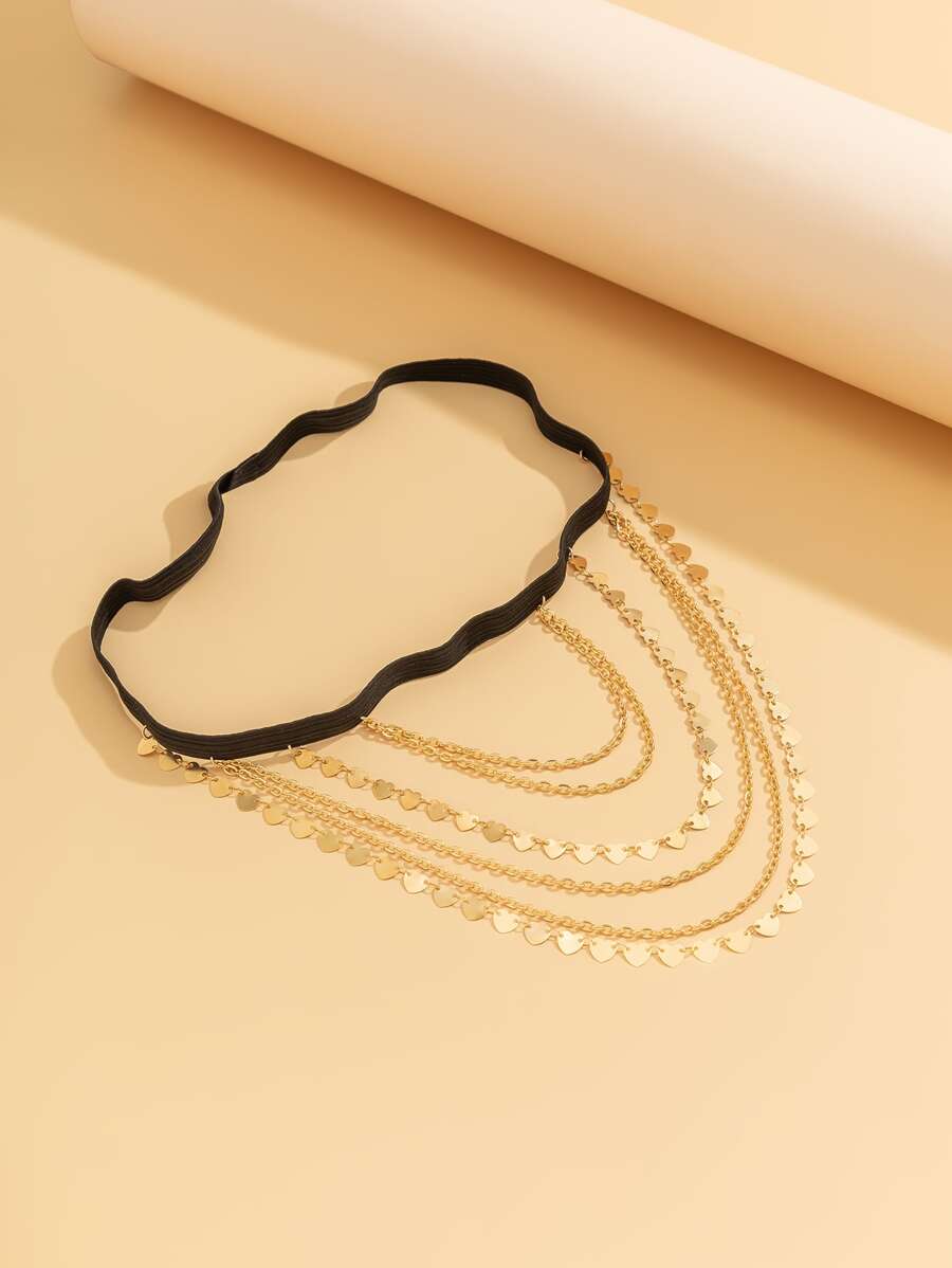SHEIN سلسلة للفخذ مزخرف اسطواني