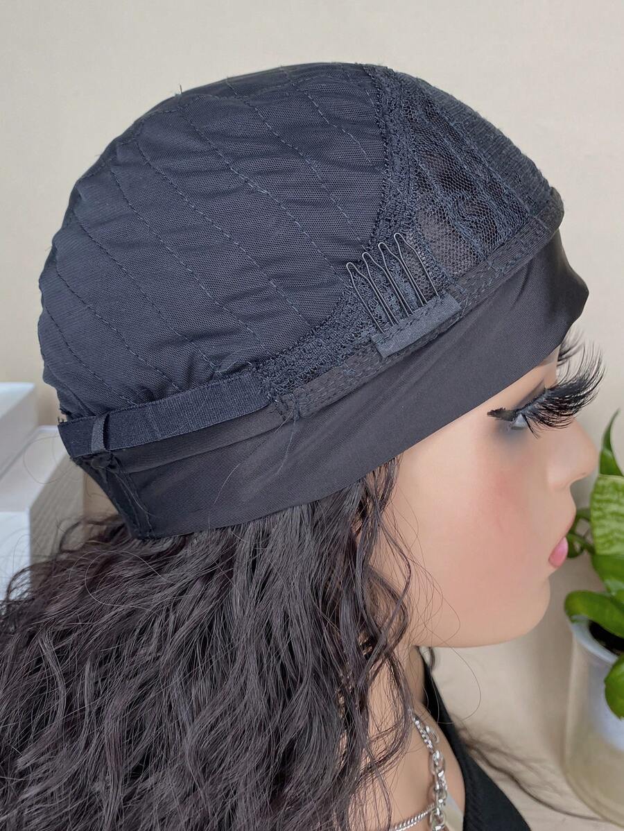 SHEIN باروكة شعر صناعي مقاوم للحرارة طويل 20 بوصة بموجات مائية
