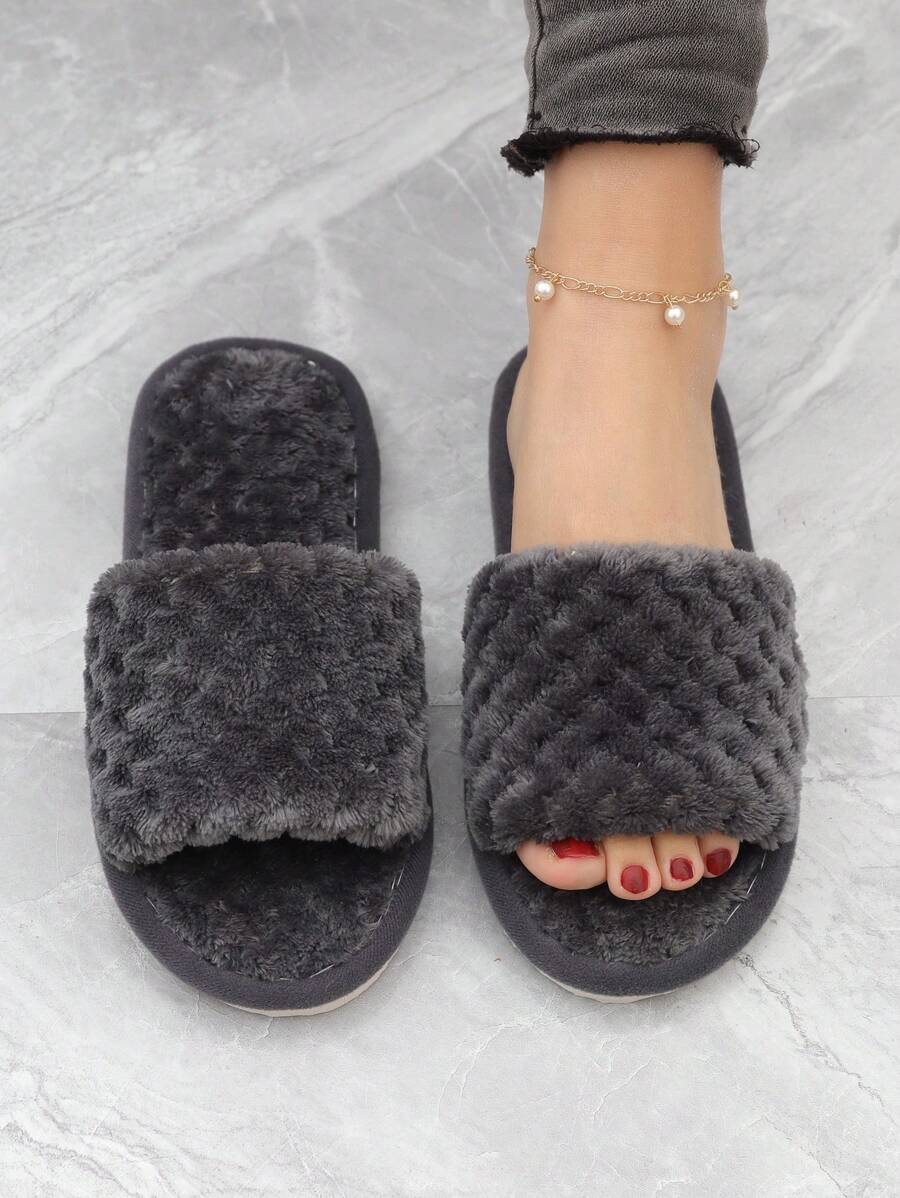 SHEIN نعال نسائية إسفنجية ناعمة مبطنة حراريًا