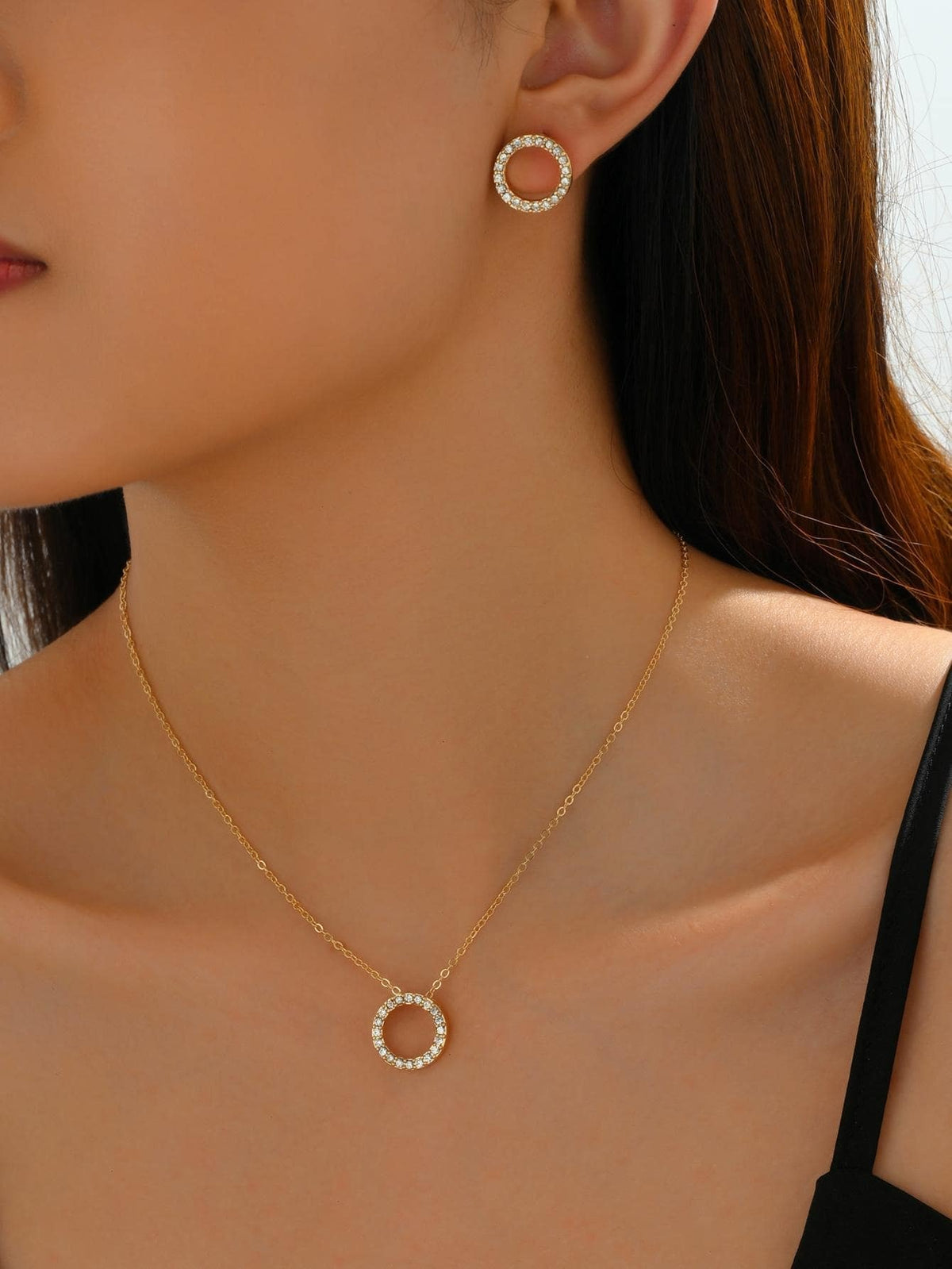 SHEIN طقم أنيق مكون من 3 قطع بتصميم دائري