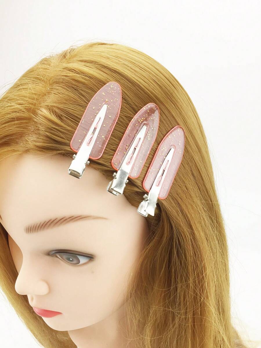 SHEIN مجموعة 8 مشابك شعر غير مرئية لتثبيت الشعر