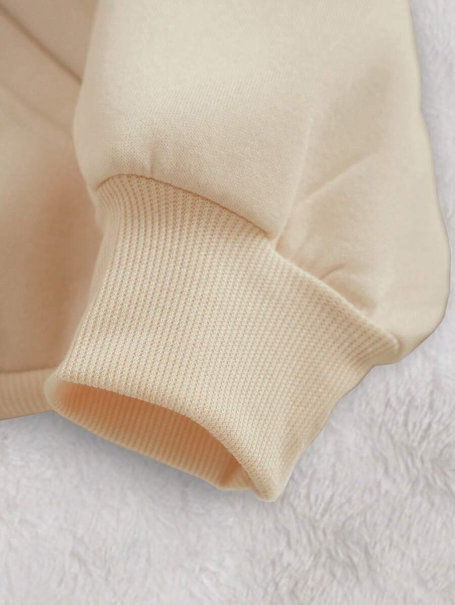 SHEIN INAWLY هودي بيج بجيب كنغر وجرافيك