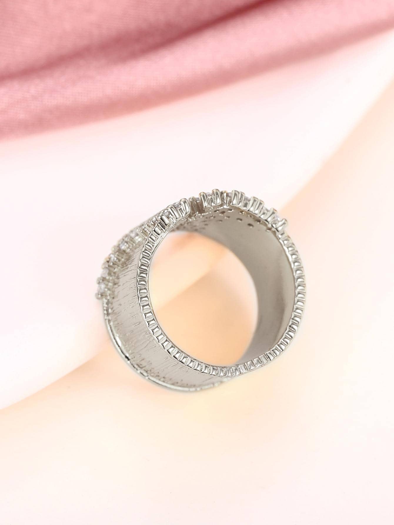 SHEIN خاتم كوبيك زركونيا أنيق