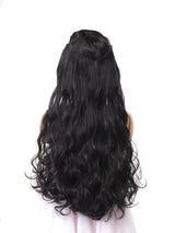 SHEIN وصلة شعر دبابيس قصير مجعد بألياف اصطناعية