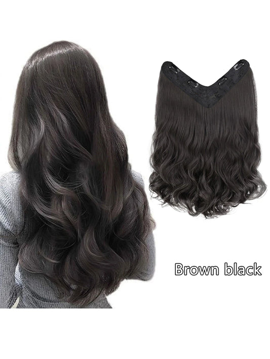 SHEIN وصلة شعر دبابيس قصير مجعد بألياف اصطناعية