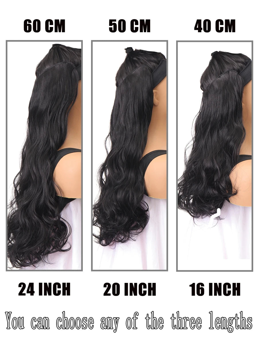 SHEIN وصلة شعر دبابيس قصير مجعد بألياف اصطناعية