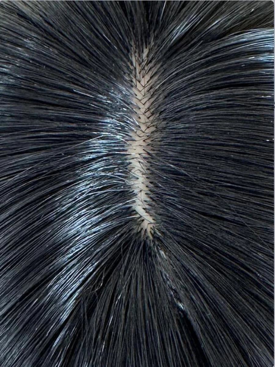 SHEIN باروكة شعر قصير مستقيم أسود 12 بوصة