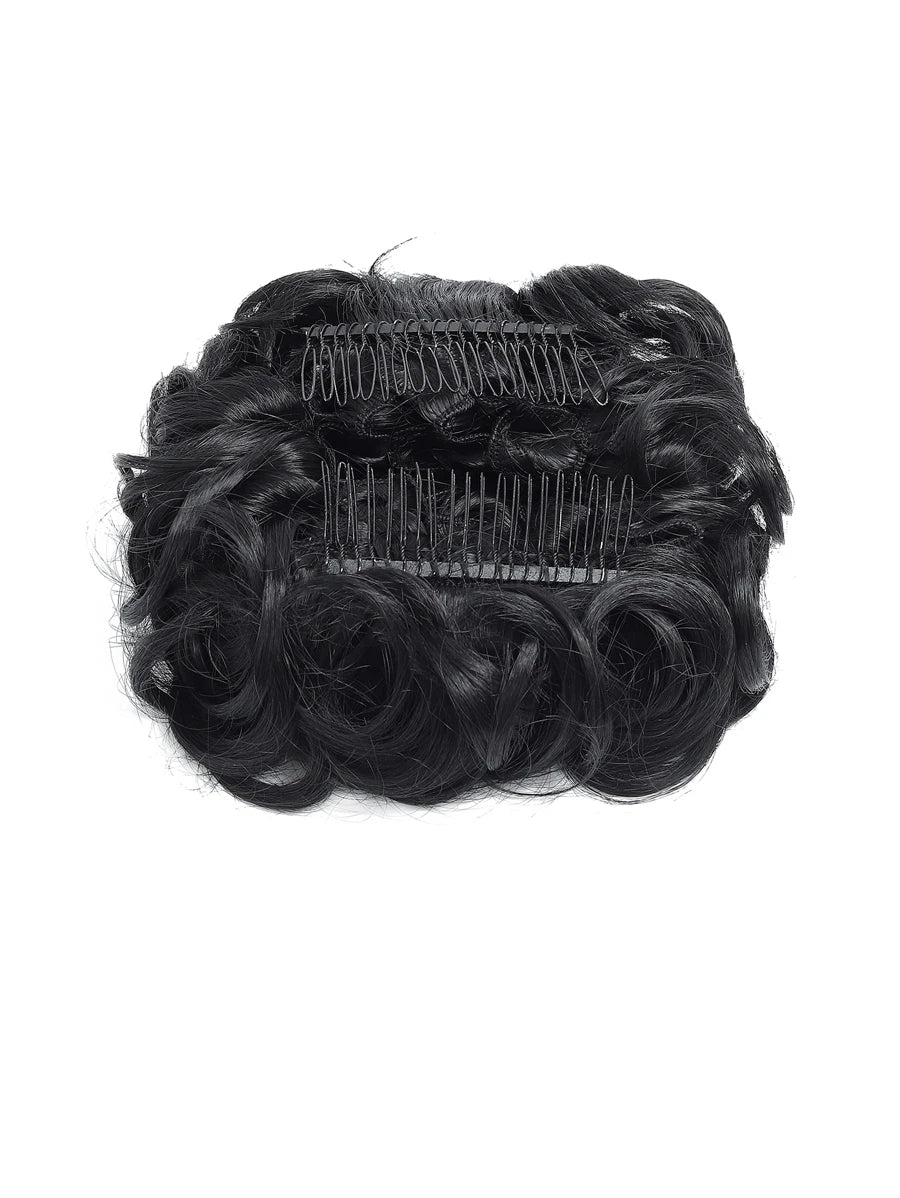 SHEIN مخلب كليب فوضوي كعكة الشعر متموجة بمشبك