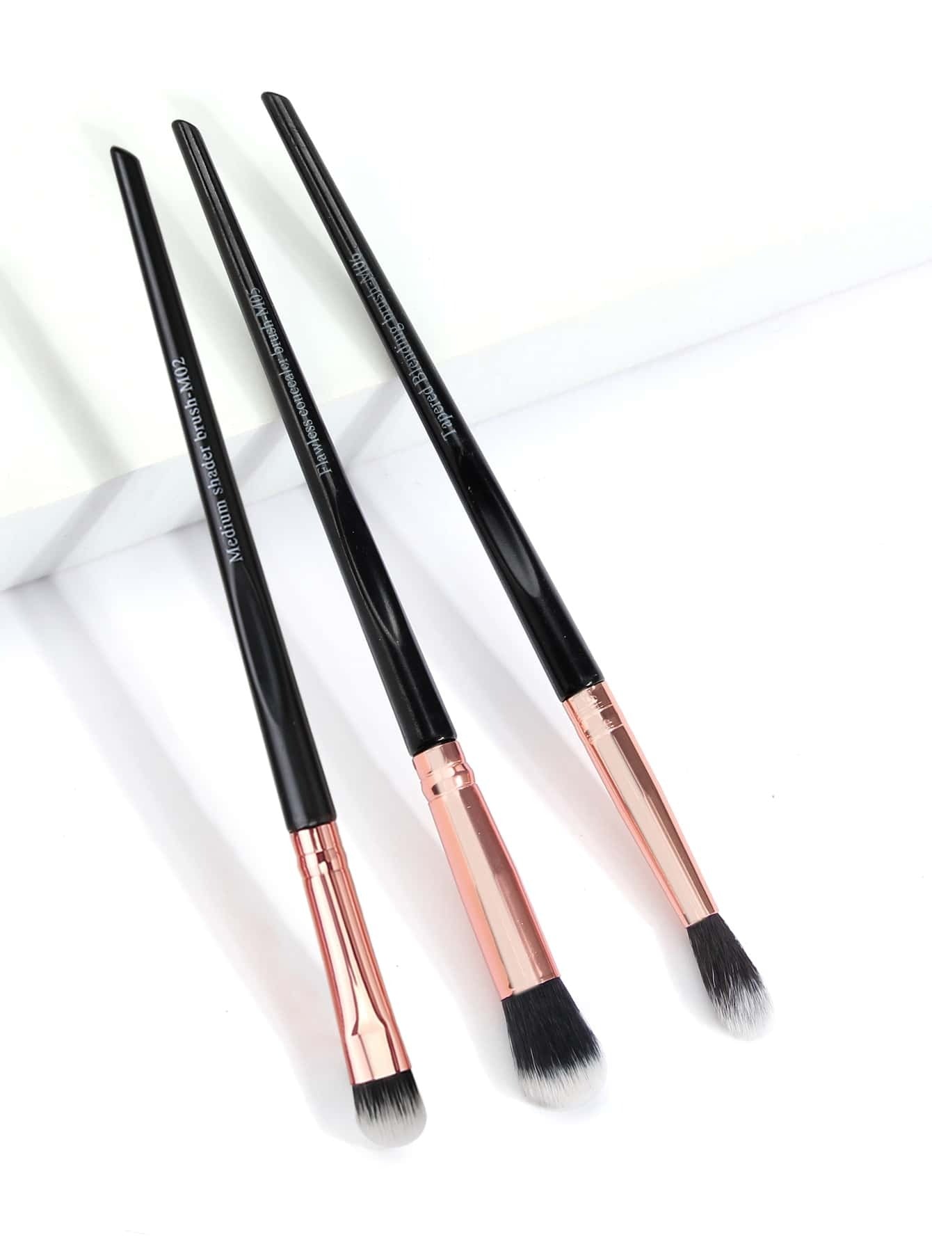 SHEIN MAANGE مجموعة فرش عيون احترافية 3 قطع