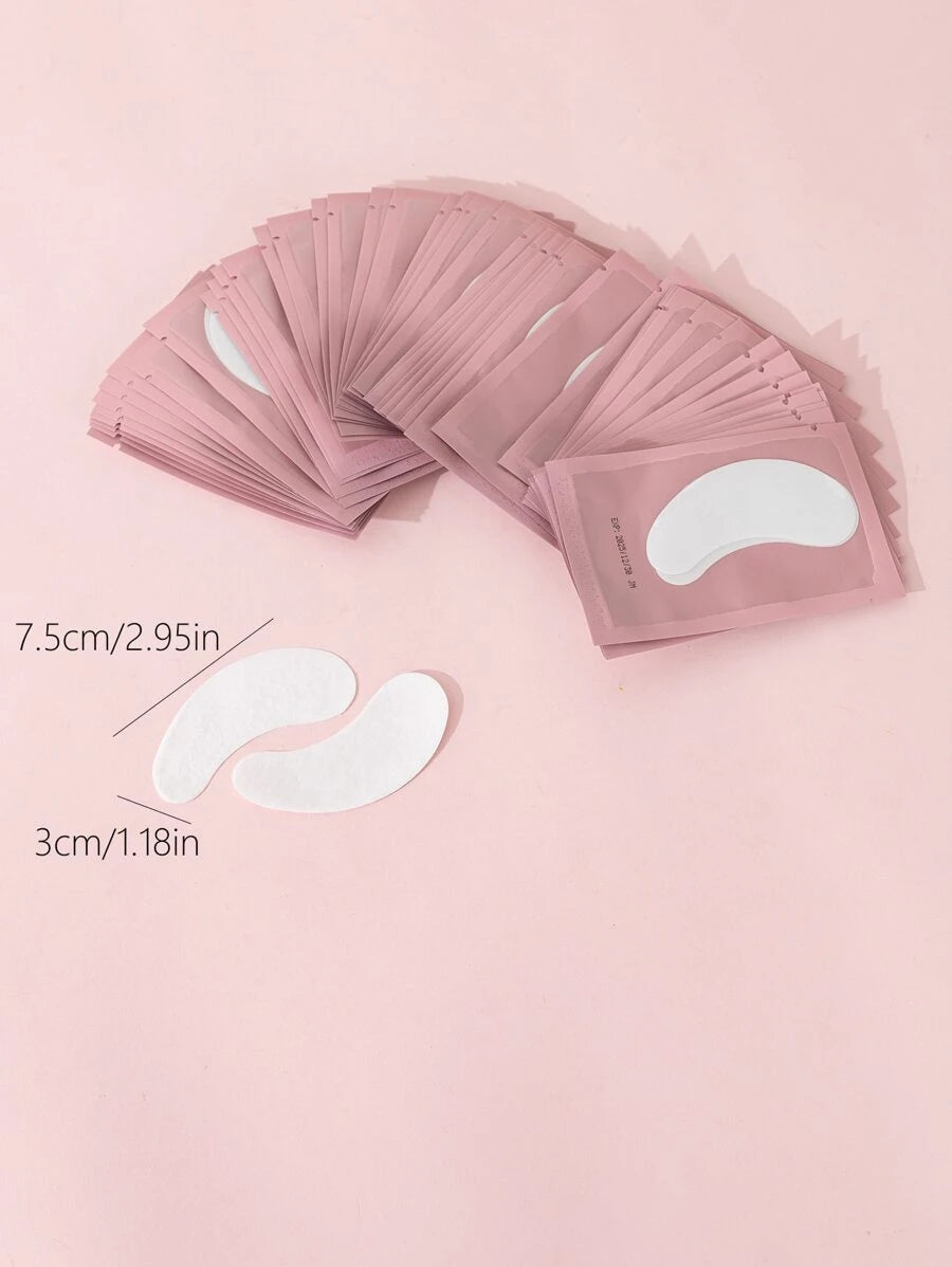 SHEIN ضمادات جل تحت العين لتمديد الرموش 50 زوجًا