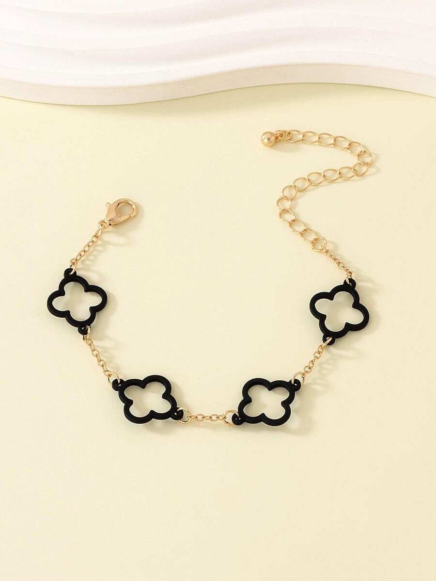 SHEIN سوار ميتالك اسود