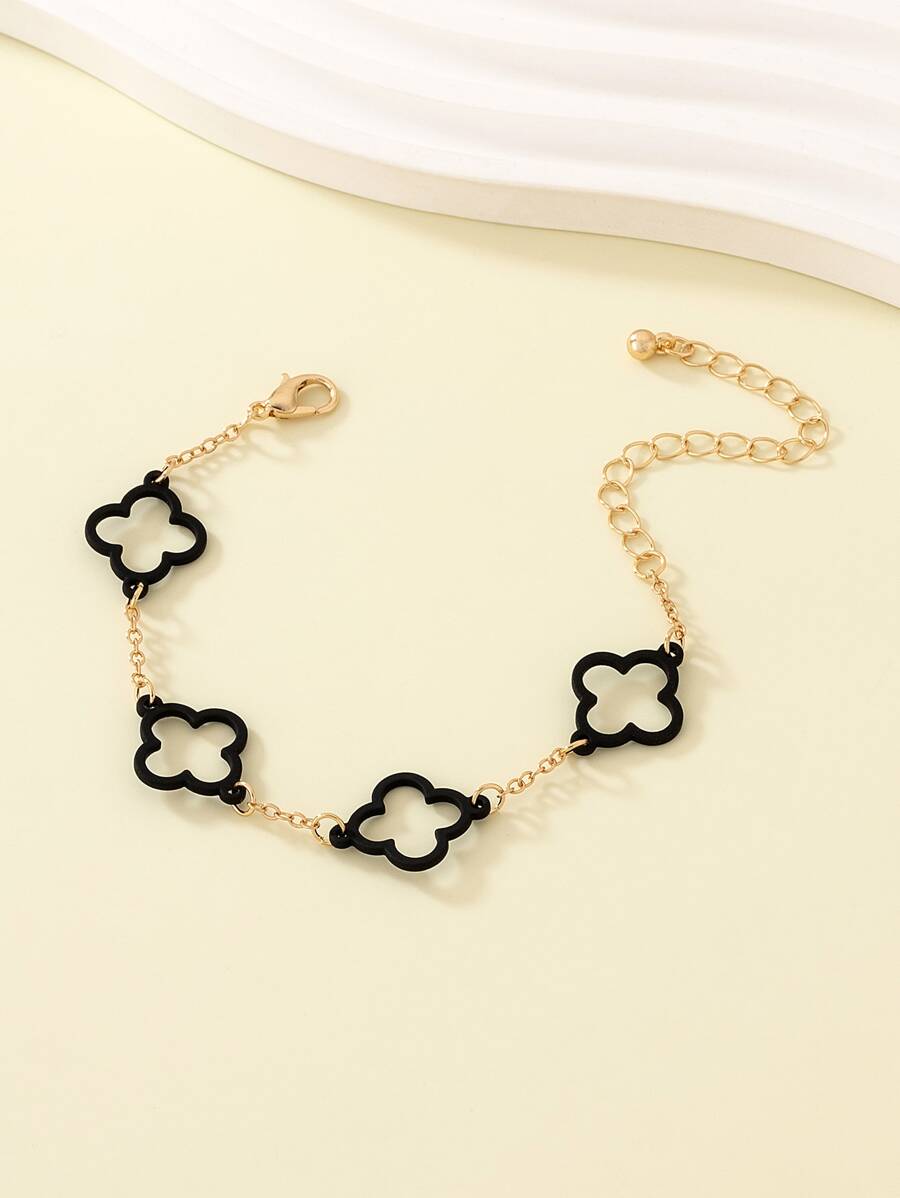 SHEIN سوار ميتالك اسود