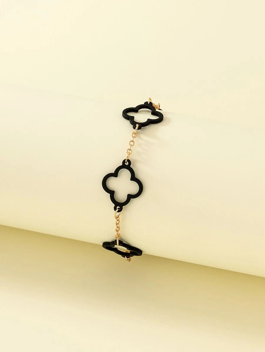 SHEIN سوار ميتالك اسود
