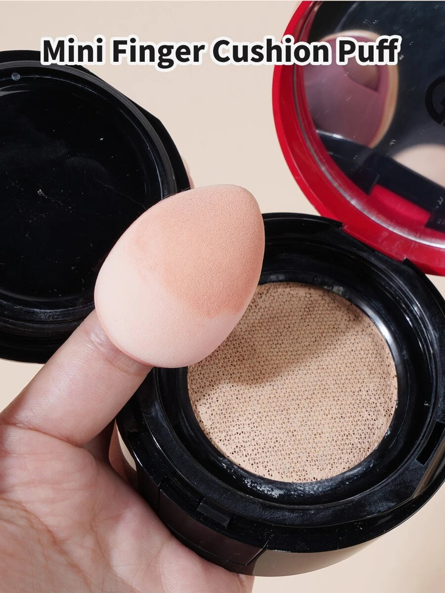 SHEIN MAANGE مجموعة فرش مكياج محمولة مع إسفنجة