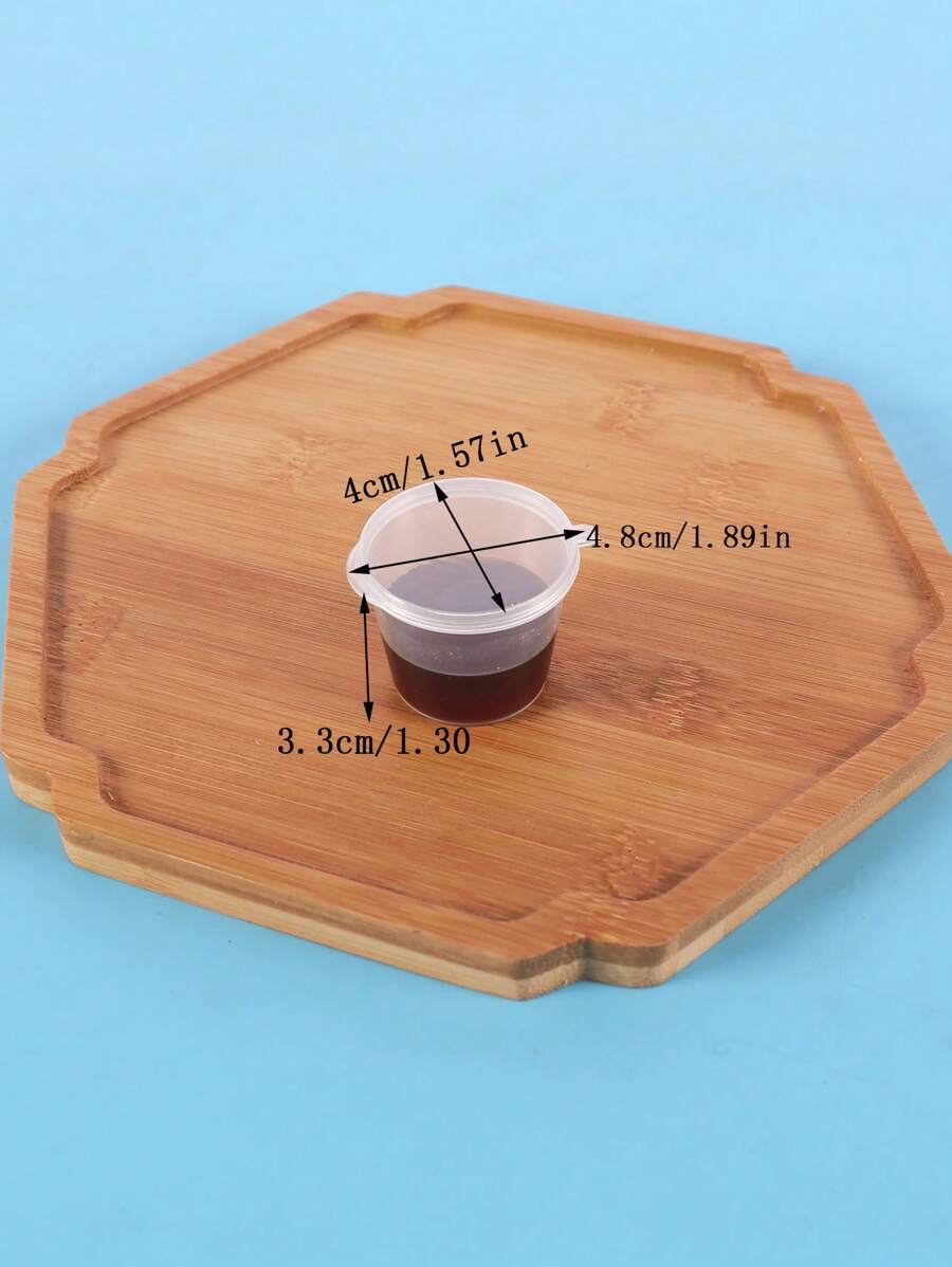 SHEIN كوب صلصة 20 قطعة شفاف للنزهات والمطبخ