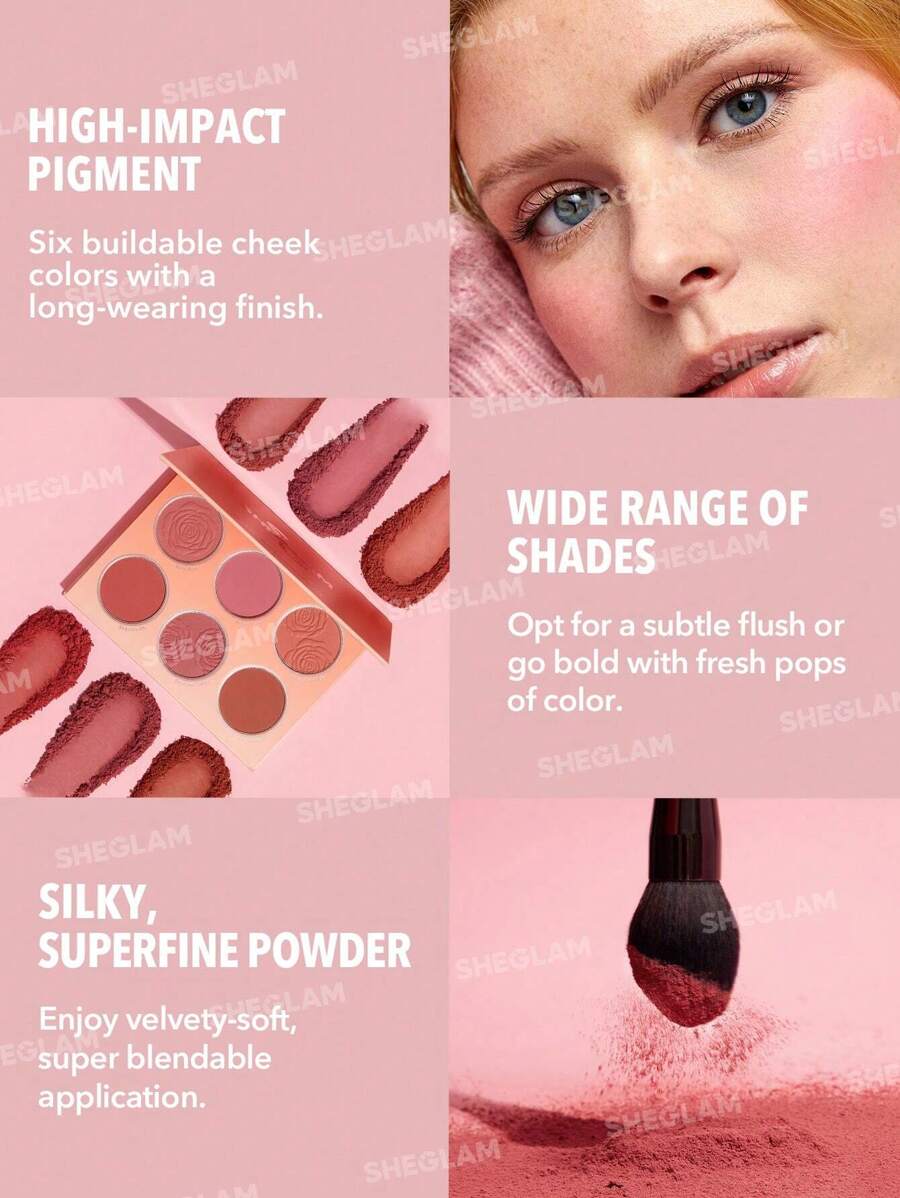 SHEGLAM Floral Flush باليت أحمر خدود