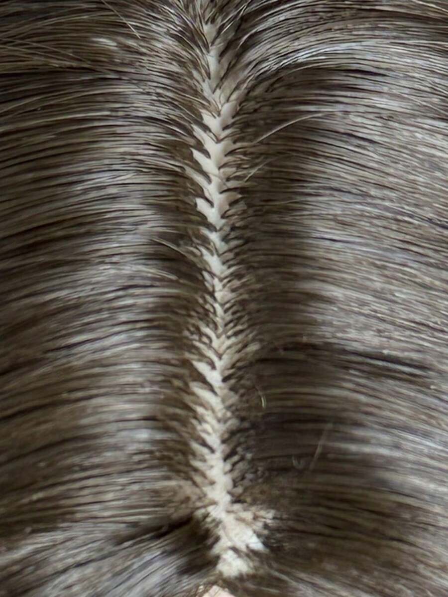 SHEIN شعر صناعي بني طبيعي طويل 24" مجعد مقاوم للحرارة