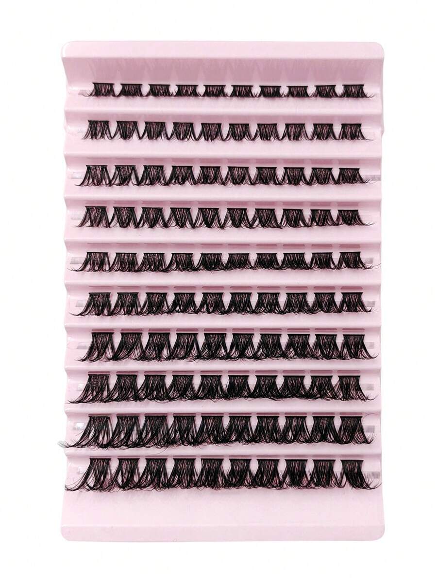 SHEIN Asiteo طقم 100 رموش مانجا  ناعمة وخفيفة