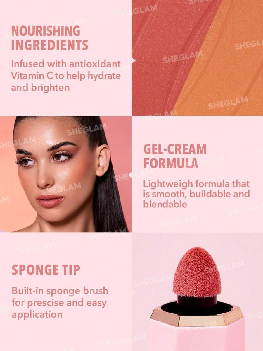 SHEGLAM Color Bloom - أحمر خدود سائل