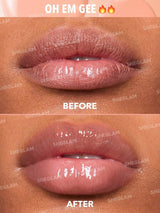 SHEGLAM Plump Addict Hot & Cold Gloss Duo مجموعة ملمع شفاه مكثف فوري لامع ومرطب
