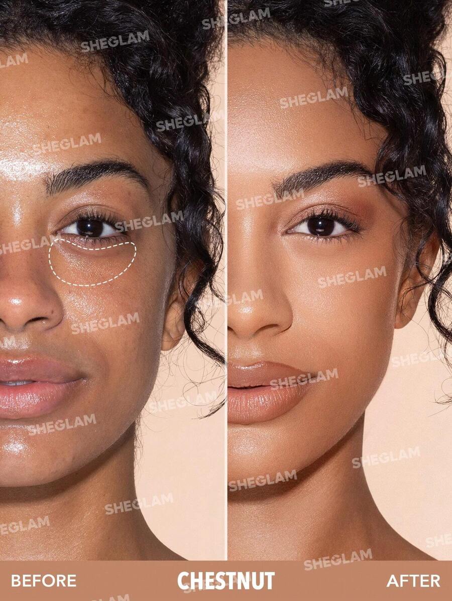 SHEGLAM Chestnut خافي عيوب سائل مطفي