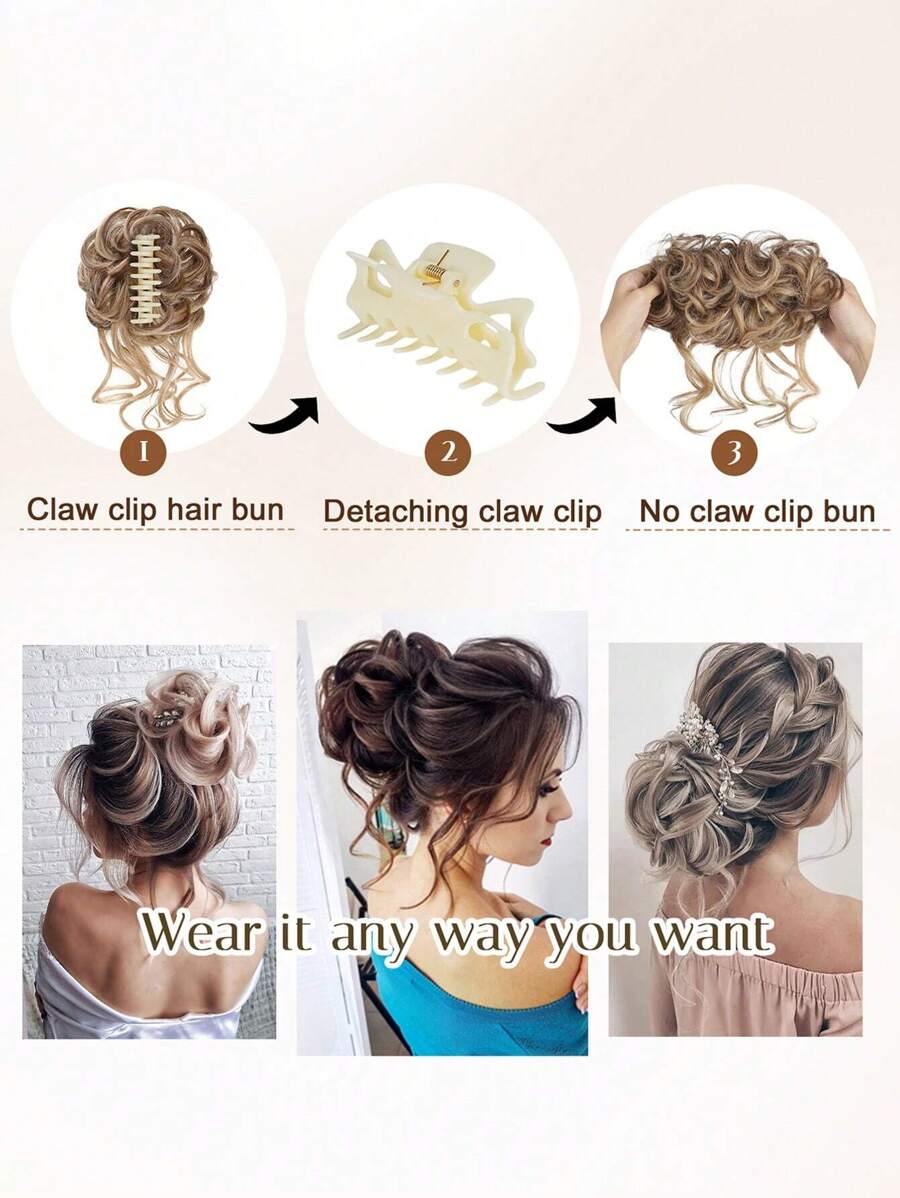 SHEIN مشبك مخلب للشعر المنسدل والمتموج