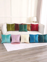 SHEIN Miater غطاء وسادة بدون حشو بلون أزرق 1 قطعة