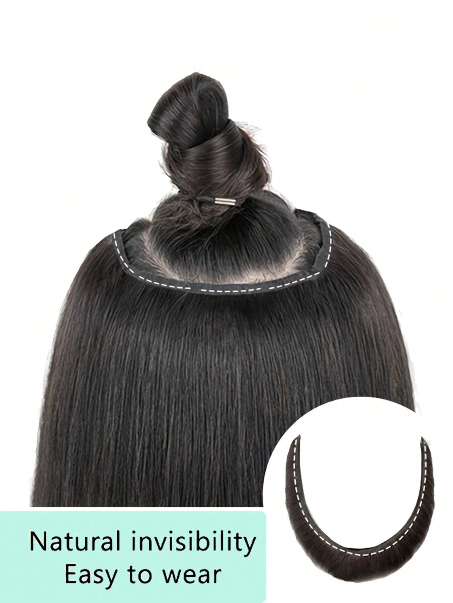 SHEIN باروكة شعر مستقيم طويل طبقات اصطناعية