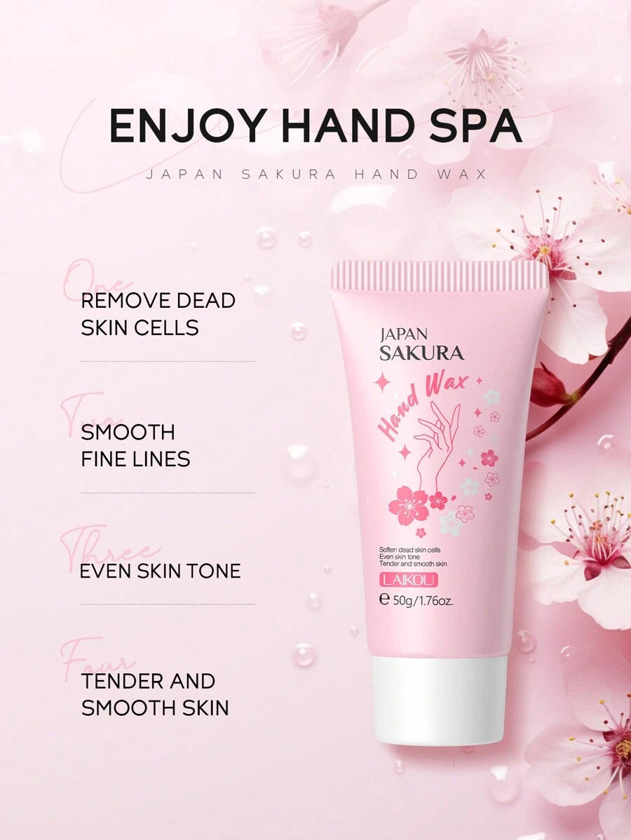 LAIKOU قناع لليدين بلون وردي وبرائحة زهرة الكرز