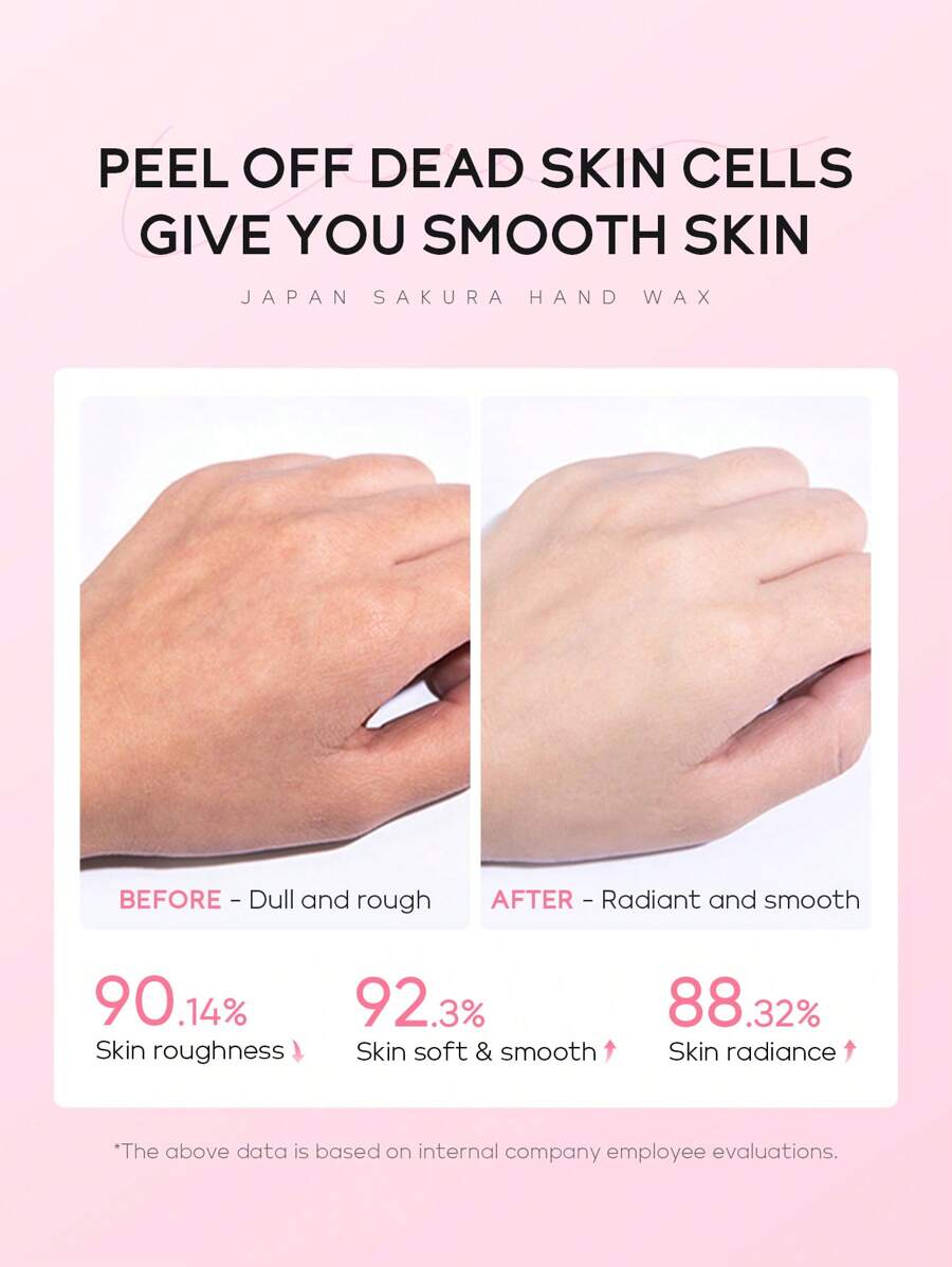 LAIKOU قناع لليدين بلون وردي وبرائحة زهرة الكرز