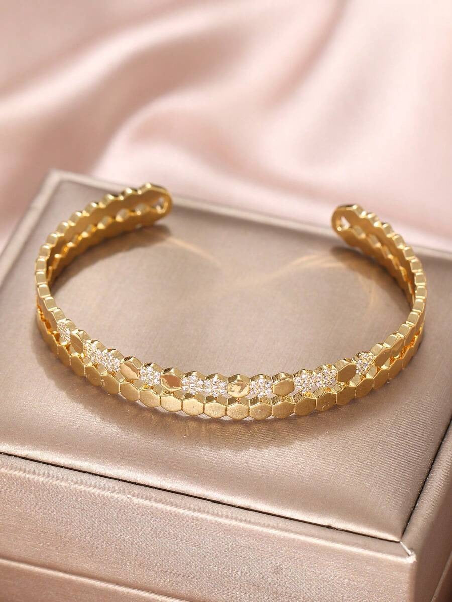 SHEIN سوار أنيق مستوحى من شكل الوافل المميز