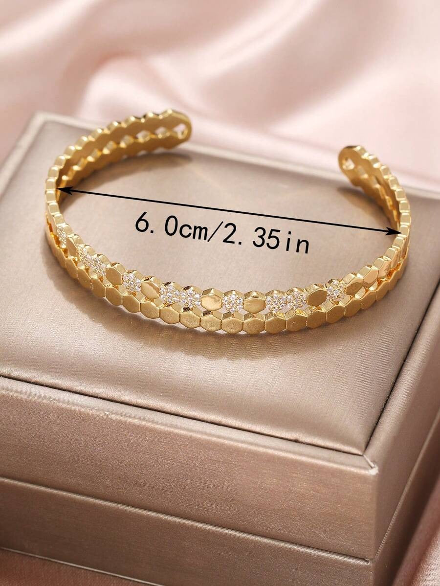 SHEIN سوار أنيق مستوحى من شكل الوافل المميز