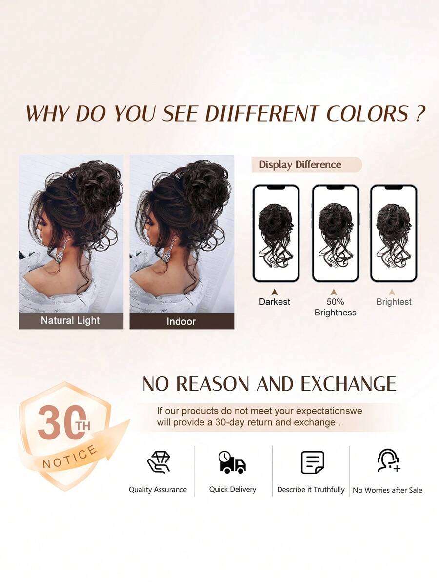 SHEIN مشبك مخلب للشعر المنسدل والمتموج