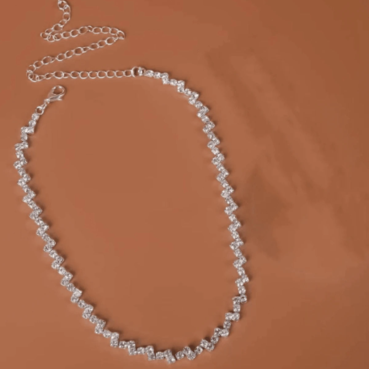 SHEIN مجموعة مجوهرات بتصميم موجة البحر