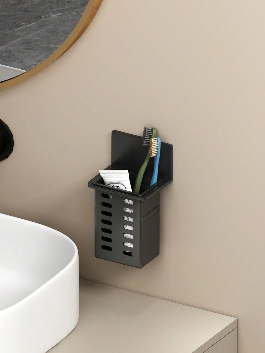 SHEIN حامل فرشاة أسنان ومعجون جداري بدون ثقب