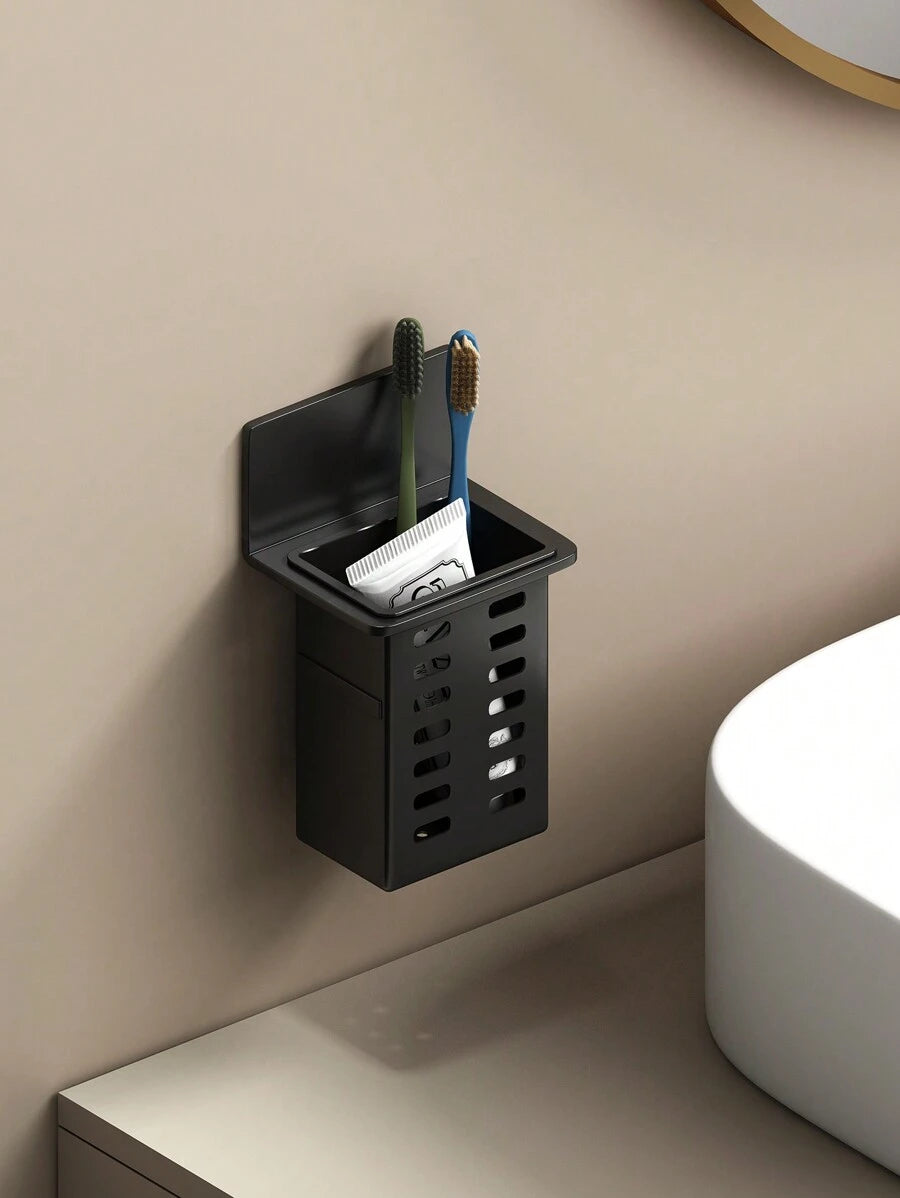 SHEIN حامل فرشاة أسنان ومعجون جداري بدون ثقب