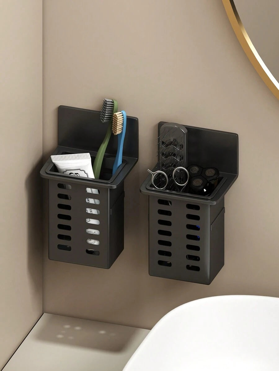 SHEIN حامل فرشاة أسنان ومعجون جداري بدون ثقب