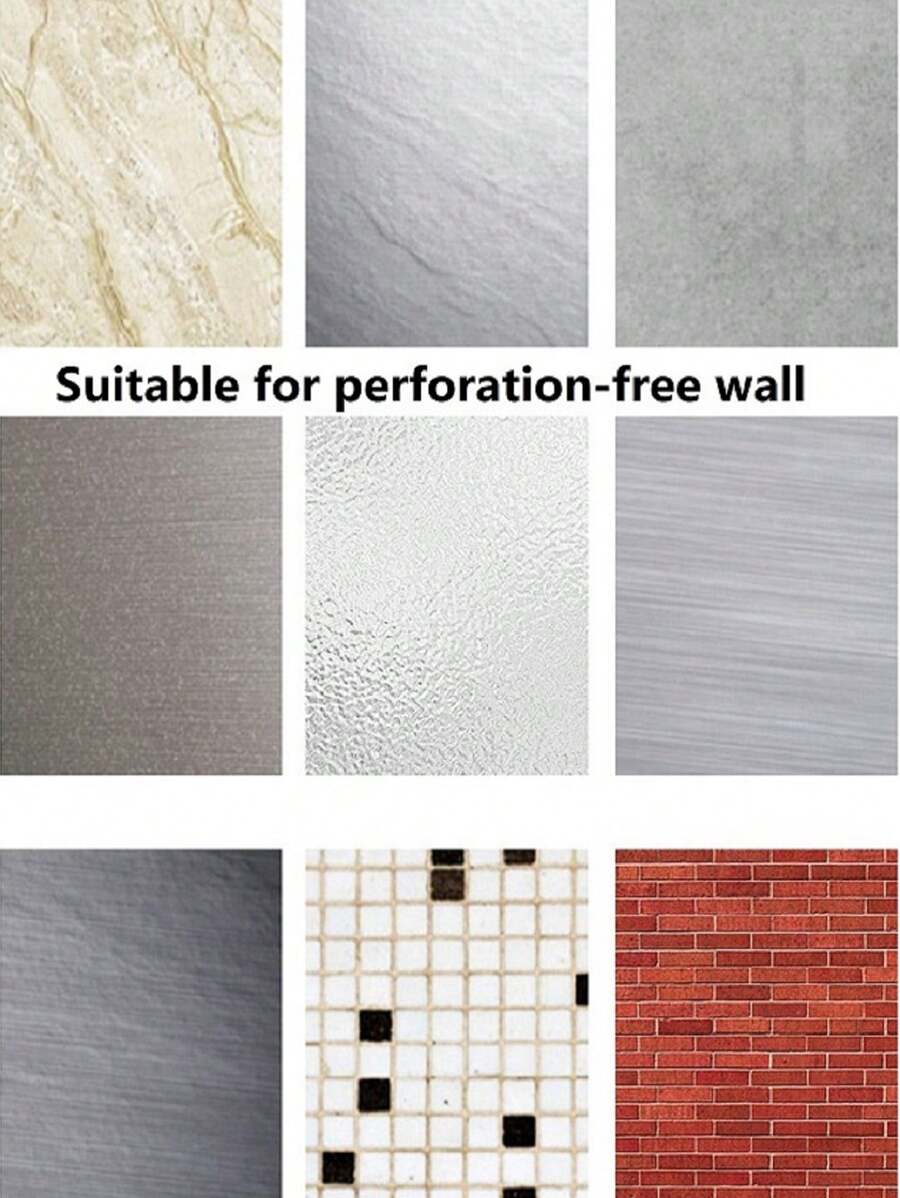 SHEIN حامل فرشاة أسنان ومعجون جداري بدون ثقب