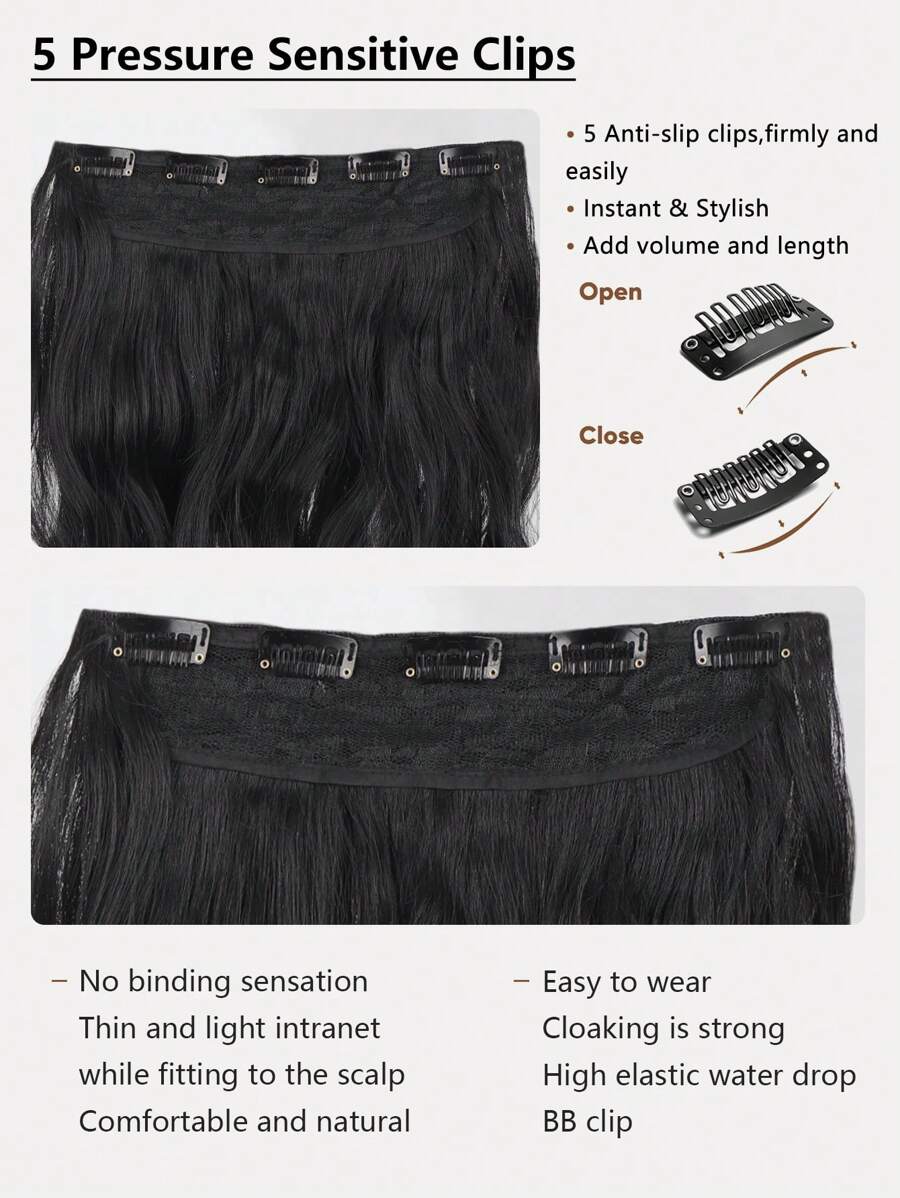 SHEIN باروكة إكسنشن شعر مجعد 5 قطع