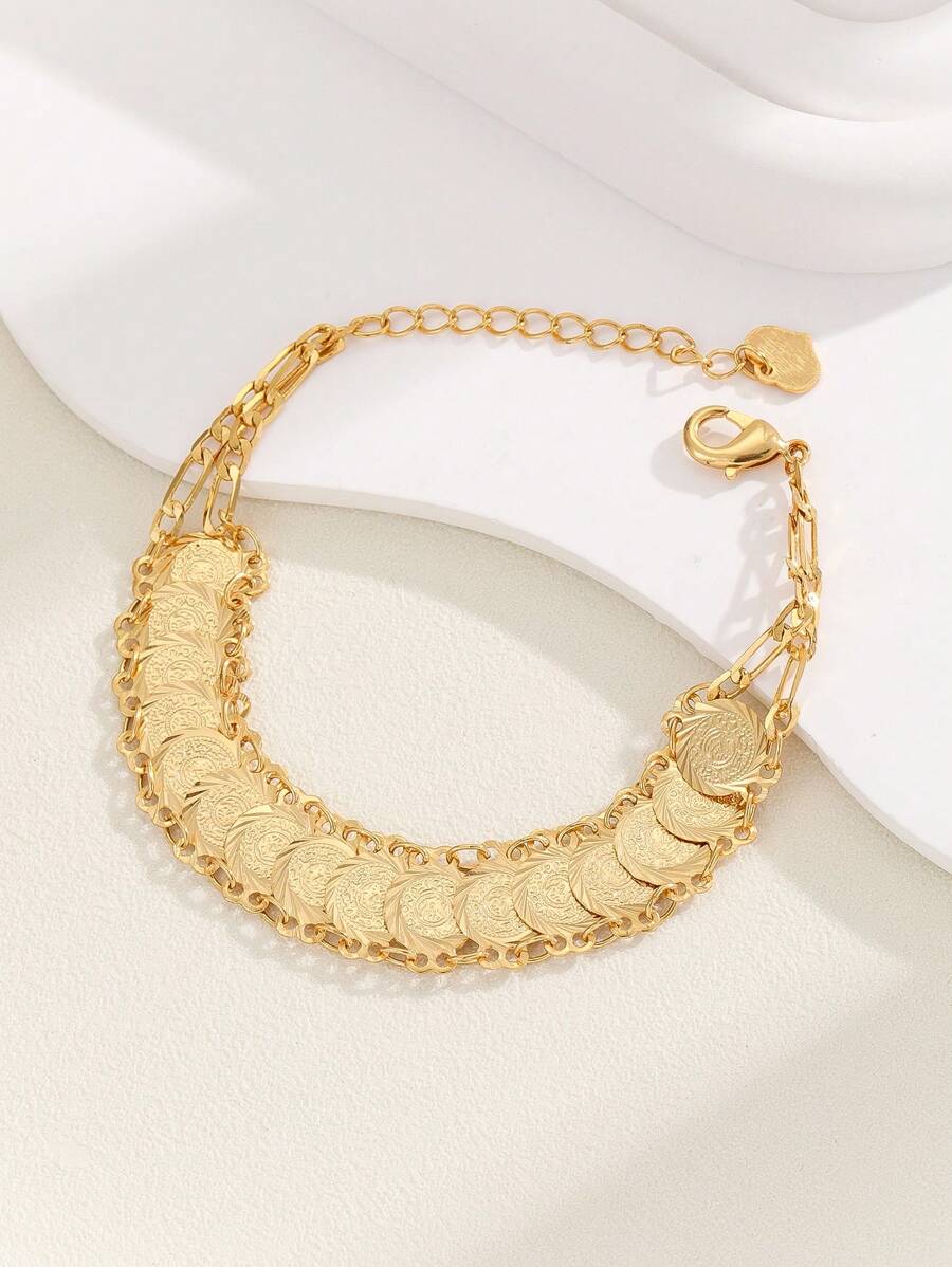 SHEIN سوار نسائي أنيق متقاطع ومستدير