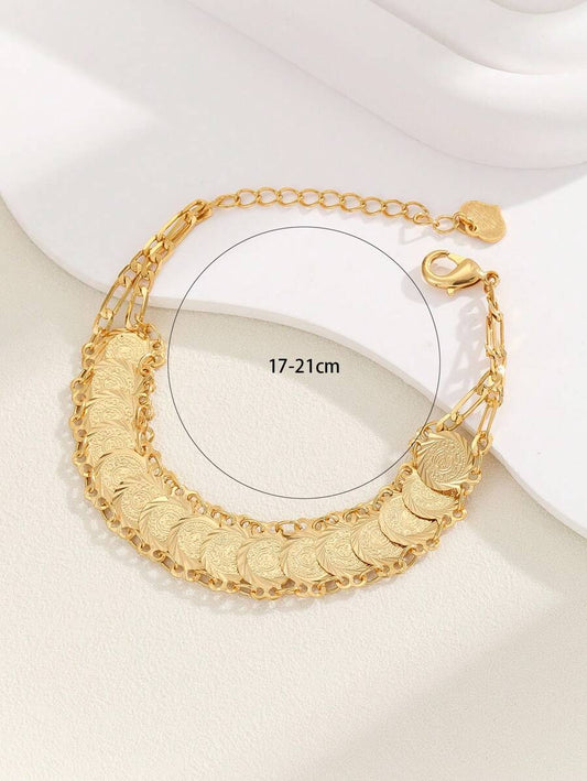 SHEIN سوار نسائي أنيق متقاطع ومستدير